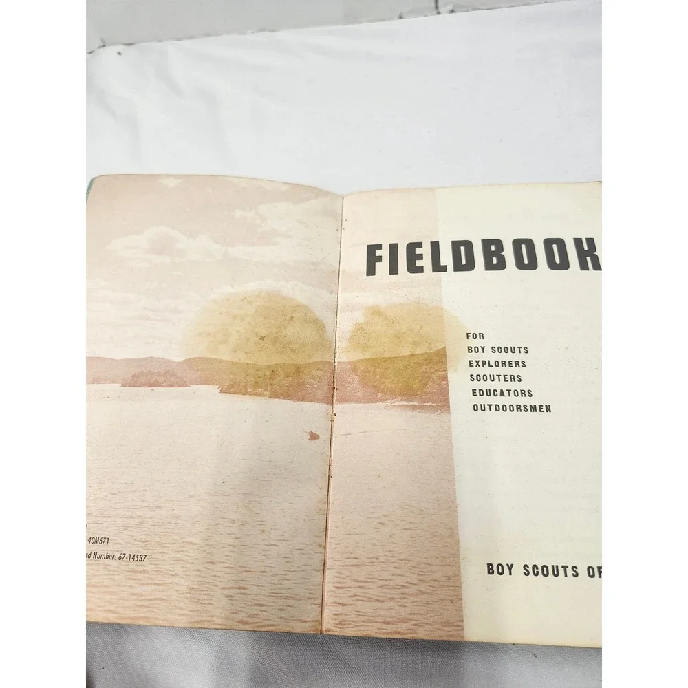 Vintage Boy Scouts of America Fieldbook 1971 Printing BSA No. 3201 Outdoor Guide
